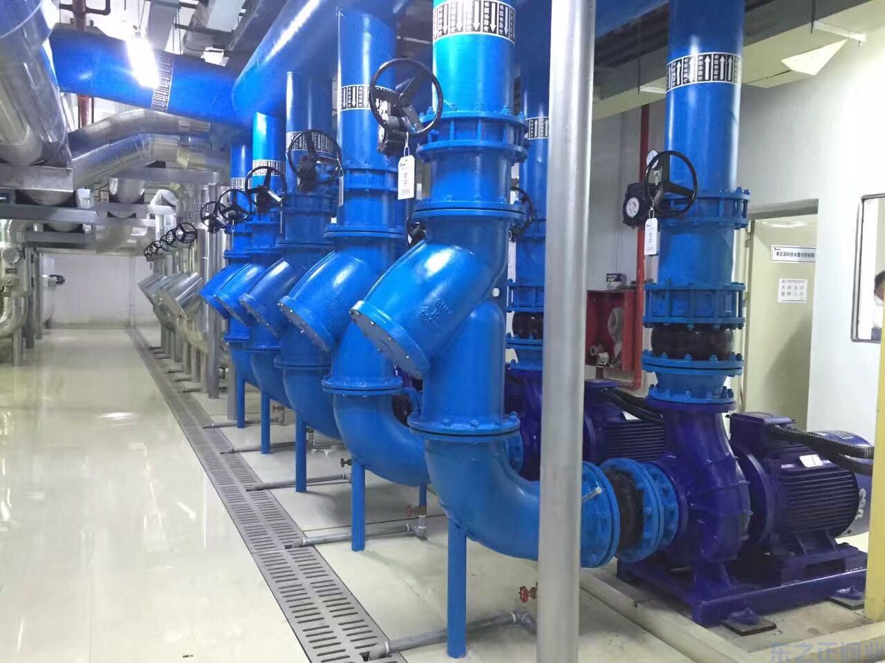 中央空調(diào)系統(tǒng)使用電動(dòng)蝶閥及渦輪蝶閥