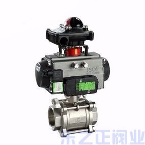 氣動三片式球閥