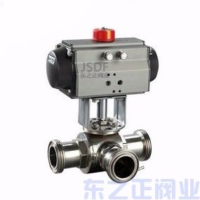 氣動三通衛(wèi)生級球閥