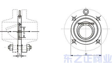 對夾圓片式止回閥結構圖
