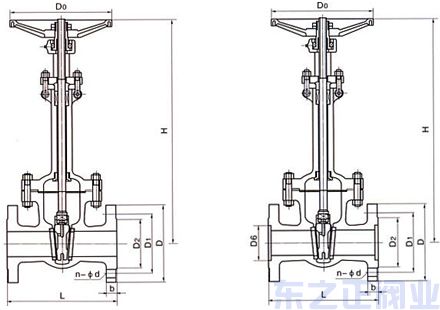 低溫閘閥結構圖
