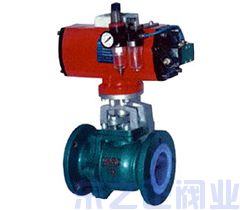 氣動(dòng)襯氟球閥