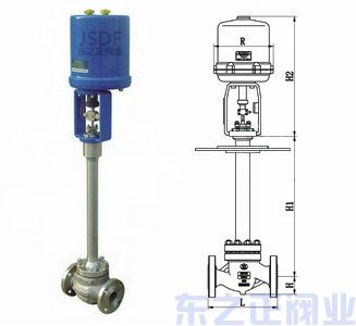 電動(dòng)低溫調(diào)節(jié)閥結(jié)構(gòu)圖
