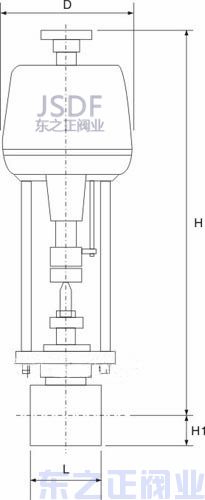 電動小流量調(diào)節(jié)閥尺寸圖