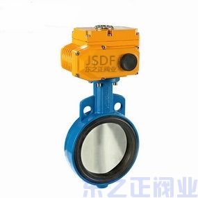   電動對夾式襯膠蝶閥