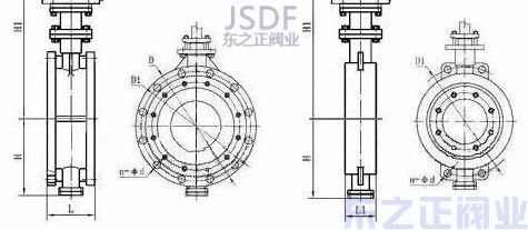 電動調節蝶閥結構圖