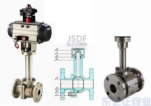 氣動低溫球閥結(jié)構(gòu)圖