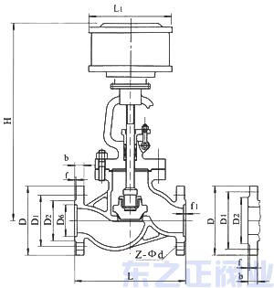 氣動(dòng)截止閥結(jié)構(gòu)圖